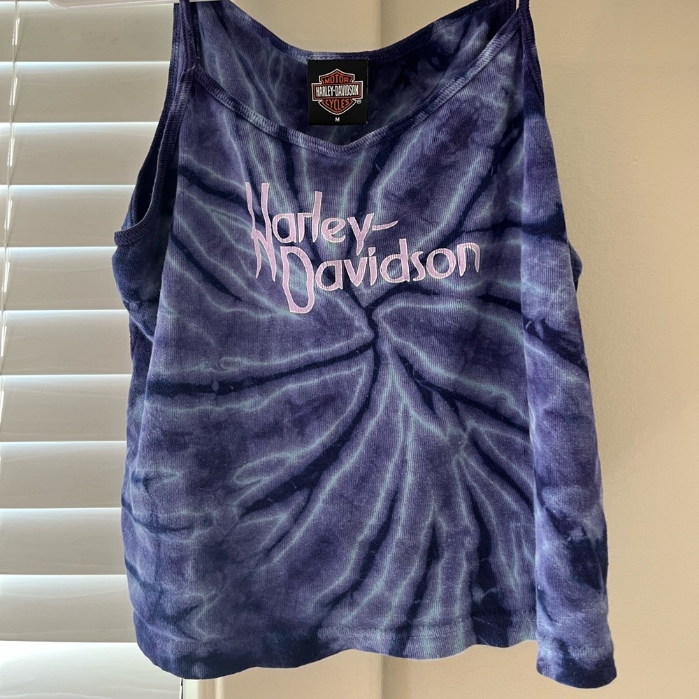 Harley-Davidson Tie-Dye Purple Tank Top